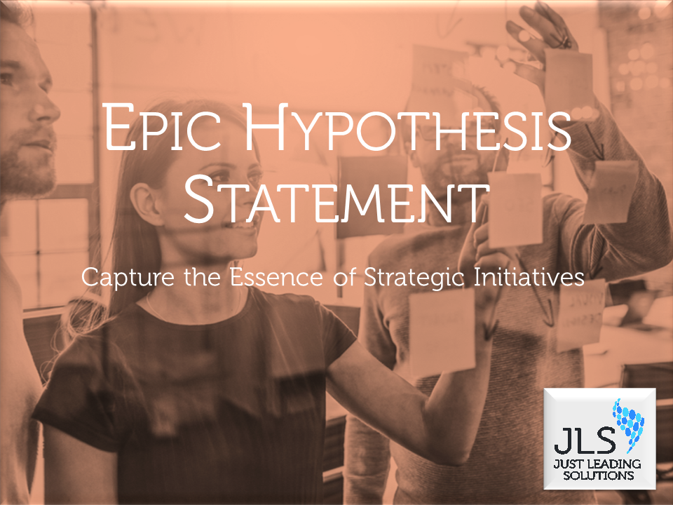 agile hypothesis statement example