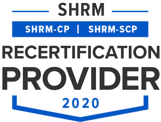 SHRM Recertification Provider CP SCP Seal 2020