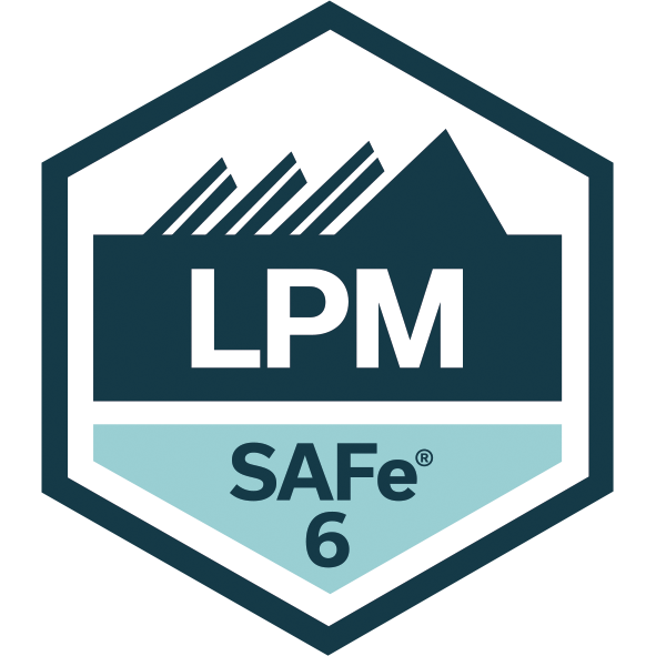 SAFe 6.0 LPM Badge