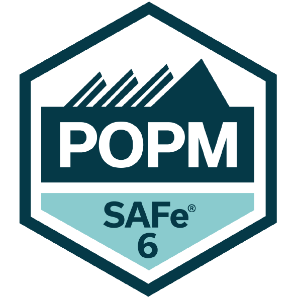 SAFe 6.0 POPM Badge